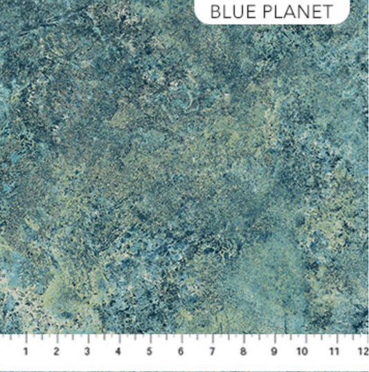 Northcott Stonehenge Gradations II 26757-48 Blue Planet Slate