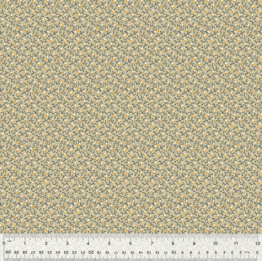 Circa: Sharp Cheddar Ditzy Vine 54194-5 Khaki