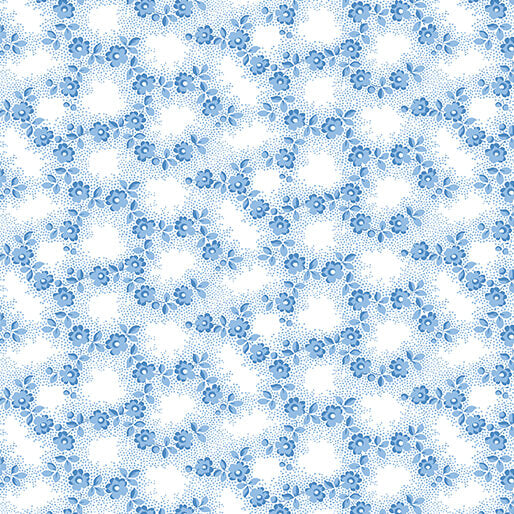 Benartex Bluesette 13451-05 Petite Floral Light Blue