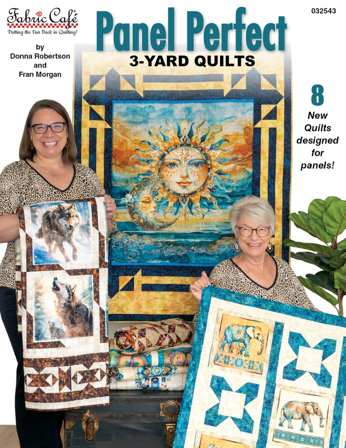 Fabric Cafe’ Panel Perfect 3-Yard Quilts