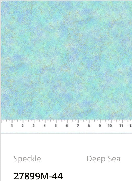 Northcott Shimmer Basics Speckle Deep Sea 27899M-44