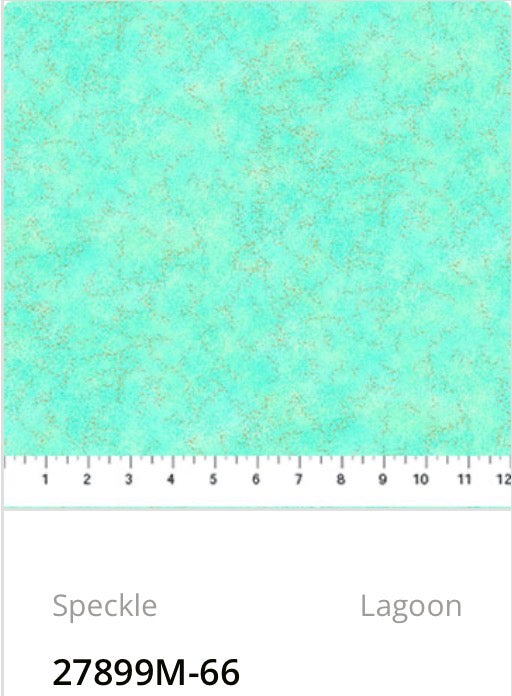 Northcott Shimmer Basics Speckle Lagoon 27899M-66