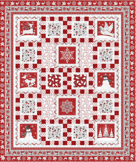Winter Wonderland Quilt Kit 63 1/2” x 75 1/2”