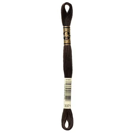 DMC Floss #3371 Black Brown