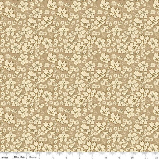 Morning Latte by Sandy Gervais for Riley Blake Designs C16923 Camel
