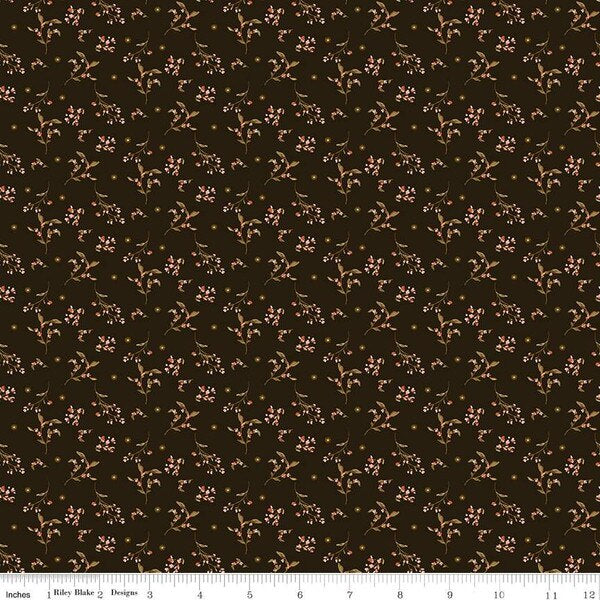 Morning Latte by Sandy Gervais for Riley Blake Designs C16925 Espresso ...