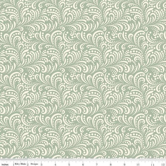 Morning Latte by Sandy Gervais for Riley Blake Designs C16928 Aloe