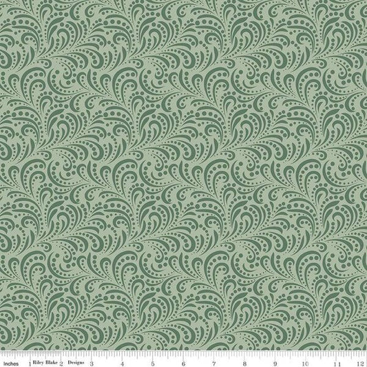 Morning Latte by Sandy Gervais for Riley Blake Designs C16928 Green