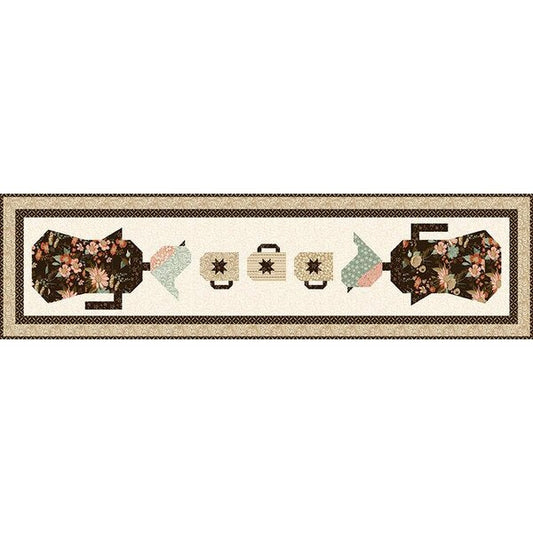 Morning Latte Table Runner Kit 17” x 64 1/4”
