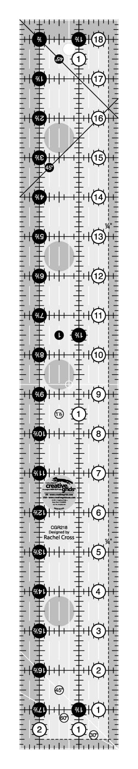 Creative Grids Ruler 2 1/2” x 18 1/2” CGR218
