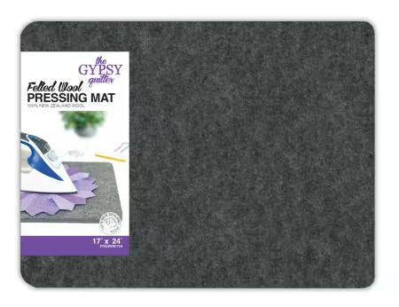 The GYPSY quilter Felted Wool Pressing Mat 17” x 24”