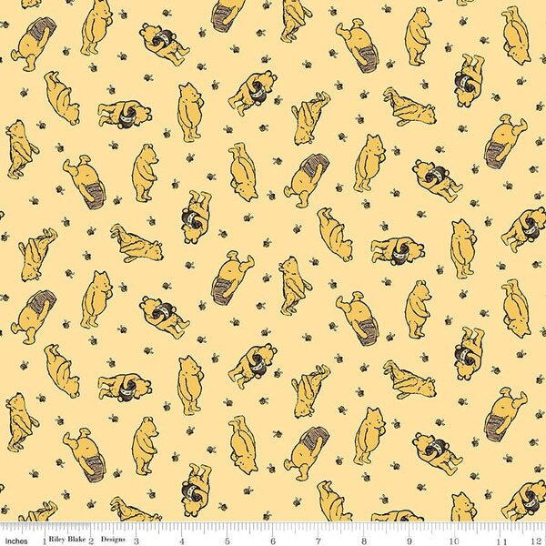 Winnie the Pooh by Riley Blake Designs Pattern: C17002, Color: Sunshine