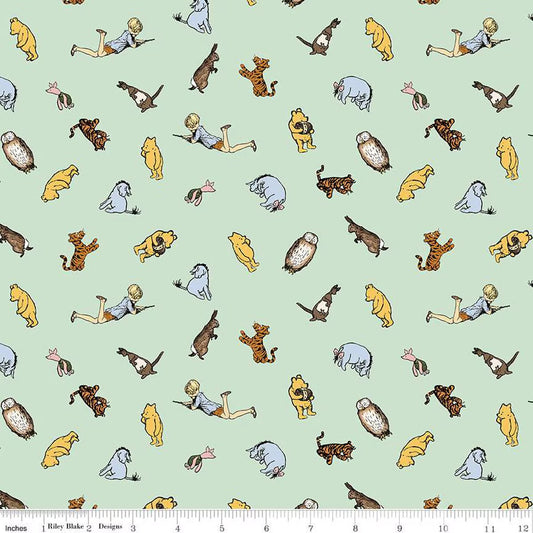 Winnie the Pooh by Riley Blake Designs Pattern: C17003, Color: Green