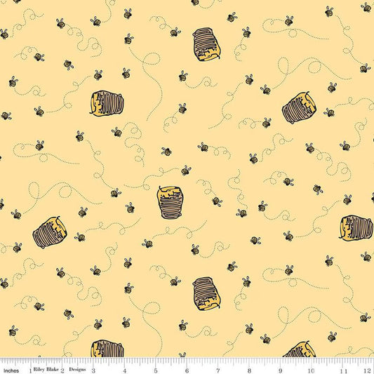Winnie the Pooh by Riley Blake Designs Pattern: C17004, Color: Sunshine