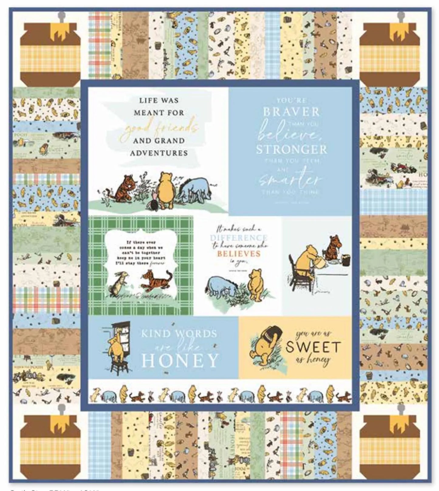Sweet as Honey Quilt Kit 55” x 62 1/2”