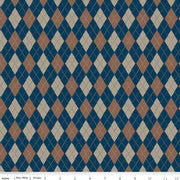 Plaid-Venture Club Argyle C17043-Navy