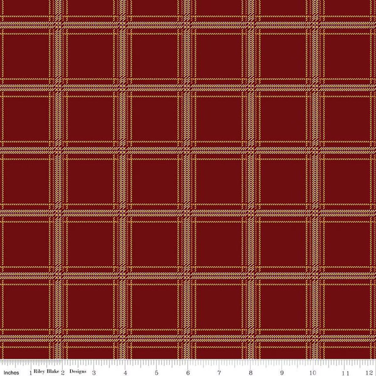 Plaid-Venture Club Hunter Mahogany C17041-Mahogany