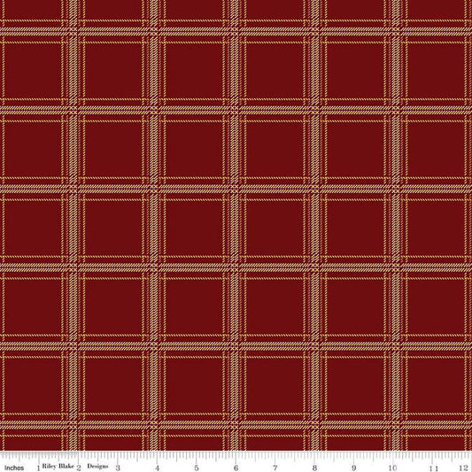 Plaid-Venture Club Hunter Mahogany C17041-Mahogany