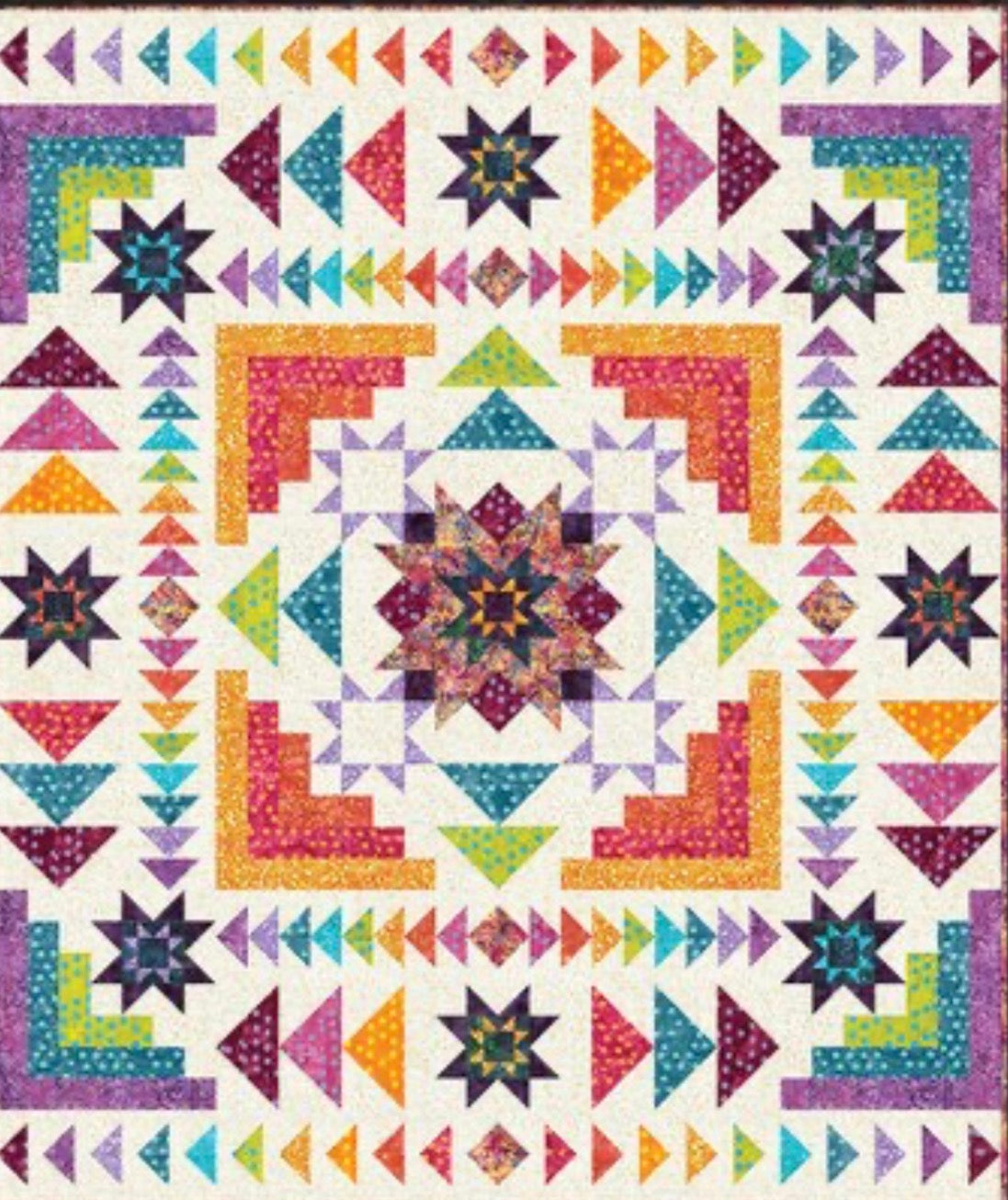 Hyperion Quilt Kit from Riley Blake Designed by Blooming Boldly Designs 64 1/2” x 76 1/2”