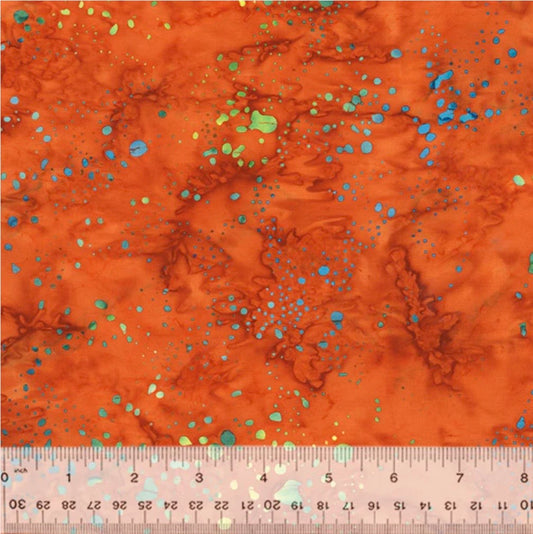 Batik from Anthology Fabrics Paint Splatter Collection 859Q-2 Papyrus