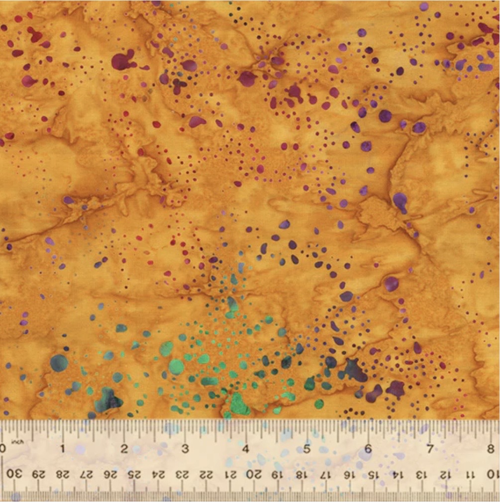 Batik from Anthology Fabrics Paint Splatter Collection 859Q-3 Fresco