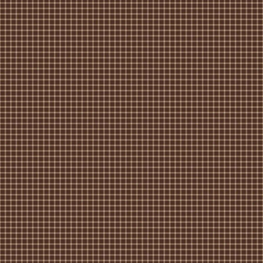Plaid-Venture Club Checkered Brown C17048-Brown
