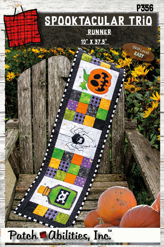 Patch Abilities, Inc. Spooktacular Trio Runner 10” x 37.5”