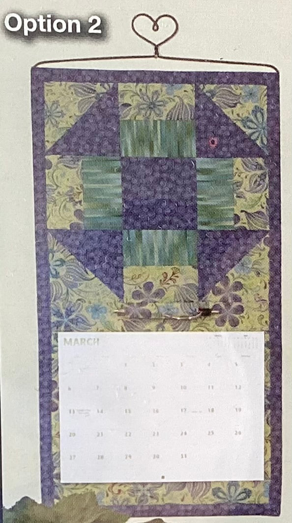 As Time Goes By Calender Cozy 13 1/4” W x 25” H