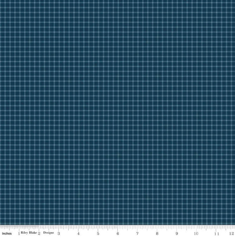 Plaid-Venture Club Checkered C17048-Navy