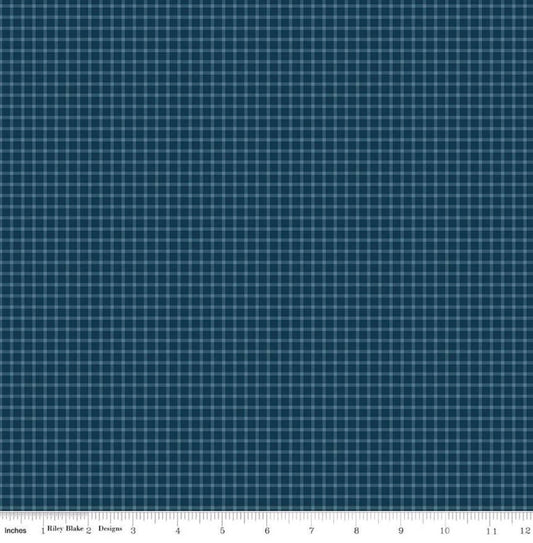 Plaid-Venture Club Checkered C17048-Navy