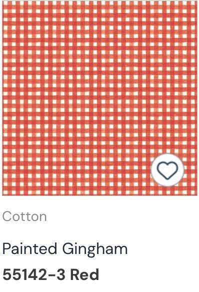 America The Beautiful by Leslie Trimbach for Windham Fabrics #55142-3 Painted Gingham Red