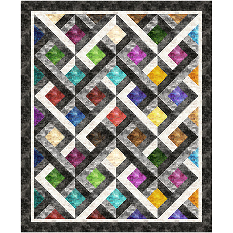 Color Weave Quilt Kit 56” x 68”