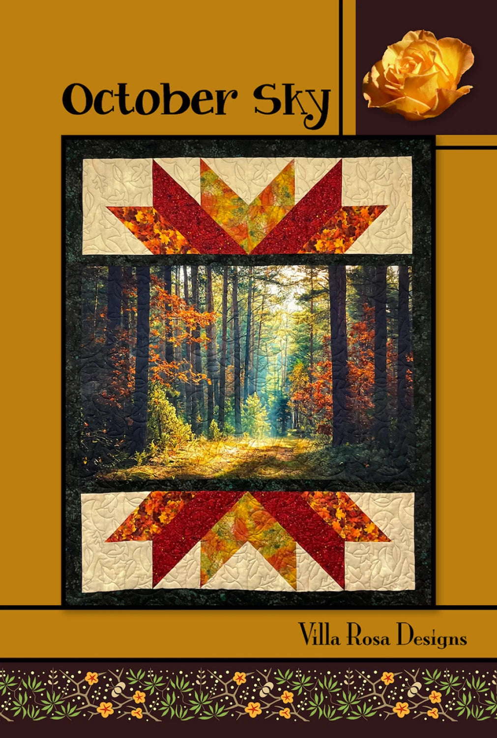 October Sky Pattern by Villa Rosa Designs Approximately 48” x 60”