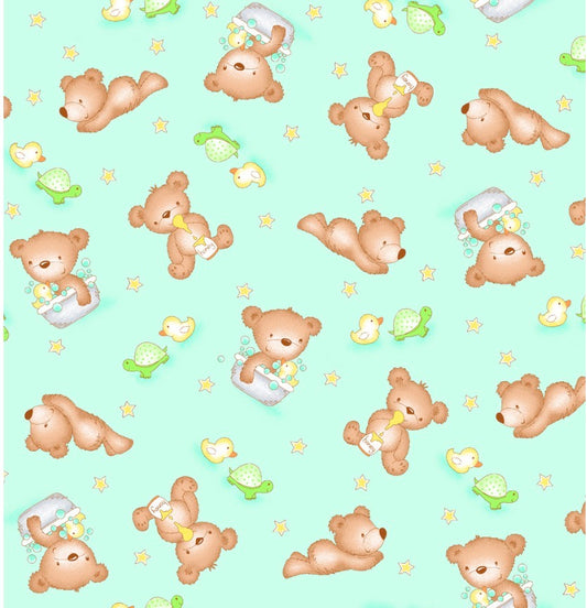 AE Nathan Comfy Flannel Baby Bear 1004AE-60