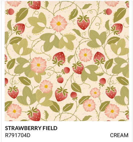 Strawberry Patched R791704D Cream