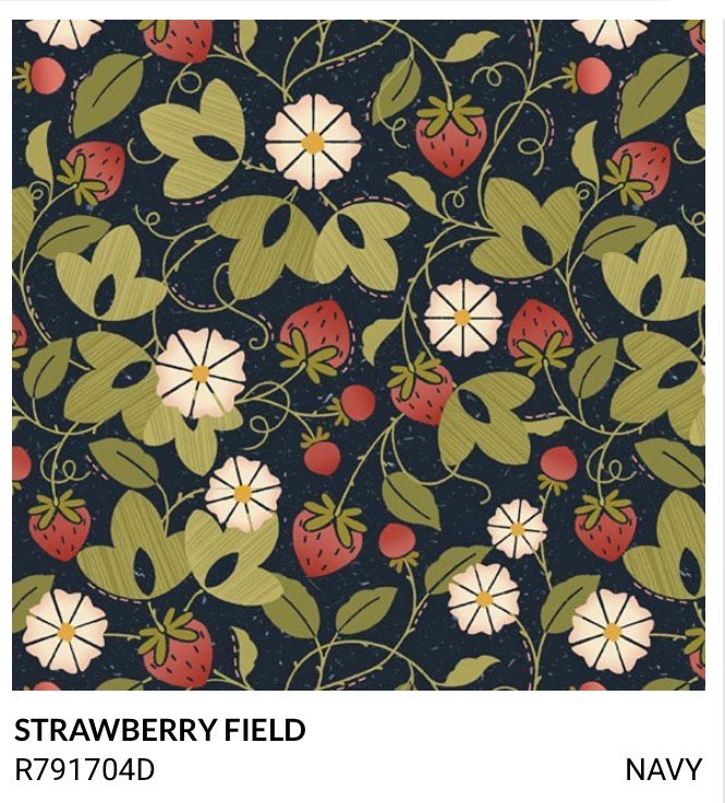 Strawberry Patched R791704D Navy
