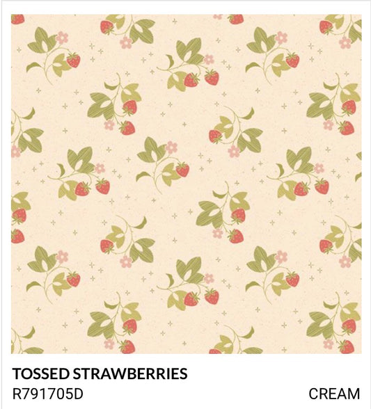 Strawberry Patched R791705D Cream