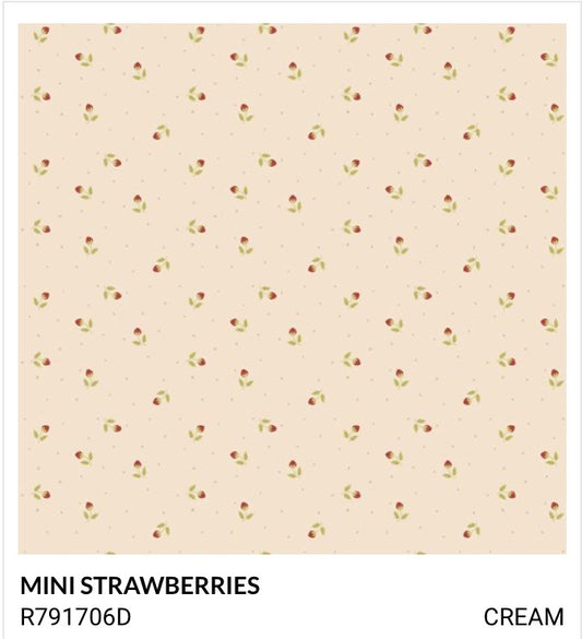 Strawberry Patched R791706D Cream