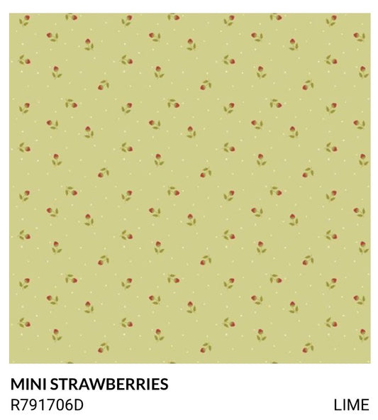 Strawberry Patched R791706D Lime