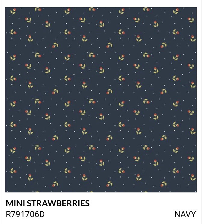 Strawberry Patched R791706D Navy