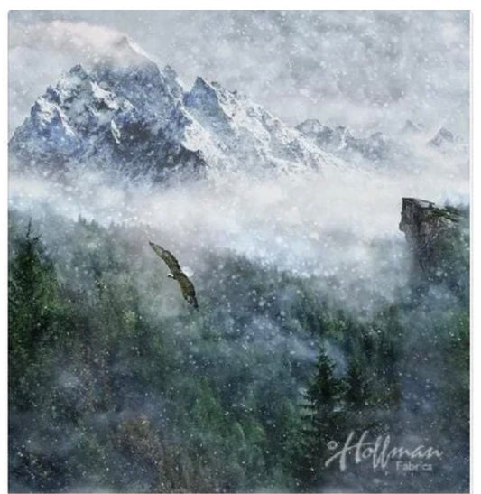 Call of the Wild Aspen-  Eagle-42" x 45"
