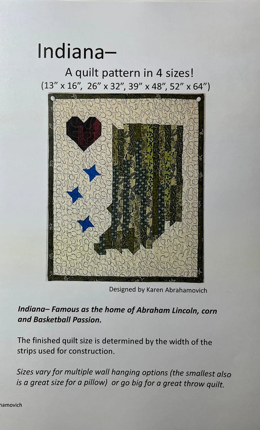 Indiana Quilt Pattern