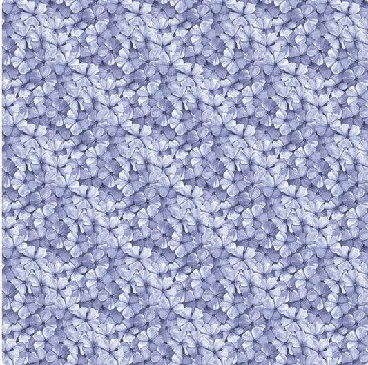 Riley Blake Designs Sewing Seeds III by J. Wecker Frisch C15694 Periwinkle Phlox Petals