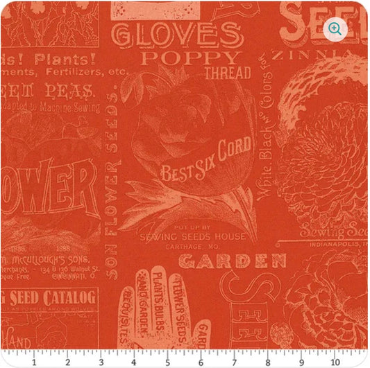 Riley Blake Designs Sewing Seeds III by J. Wecker Frisch C15690 Red