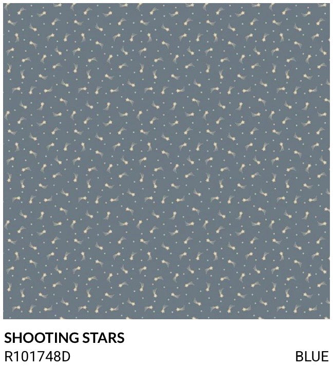 American Icons fabric by Carrie Quinn for Marcus Fabrics Shooting Stars Blue R101748D