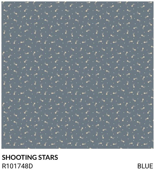 American Icons fabric by Carrie Quinn for Marcus Fabrics Shooting Stars Blue R101748D