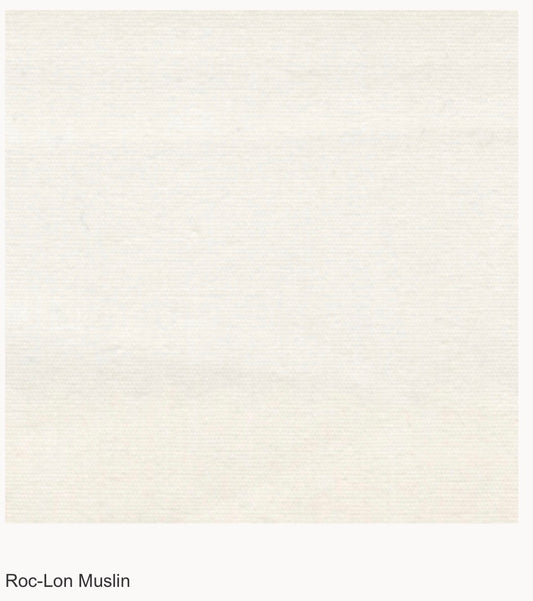 Roc-Lon AVA-LON Muslin / 200 Count 108” Wide Bleached, Preshrunk, Permanent Press #5140