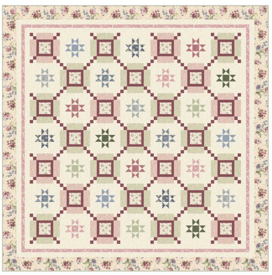Wild Flowers Quilt Kit Approximately 79” x 79”