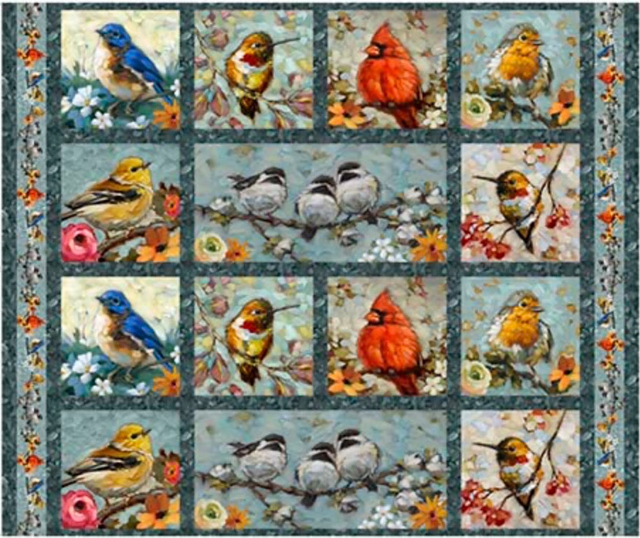 Joyful Garden Panel 2600-31863-X 18 1/2” x 45”