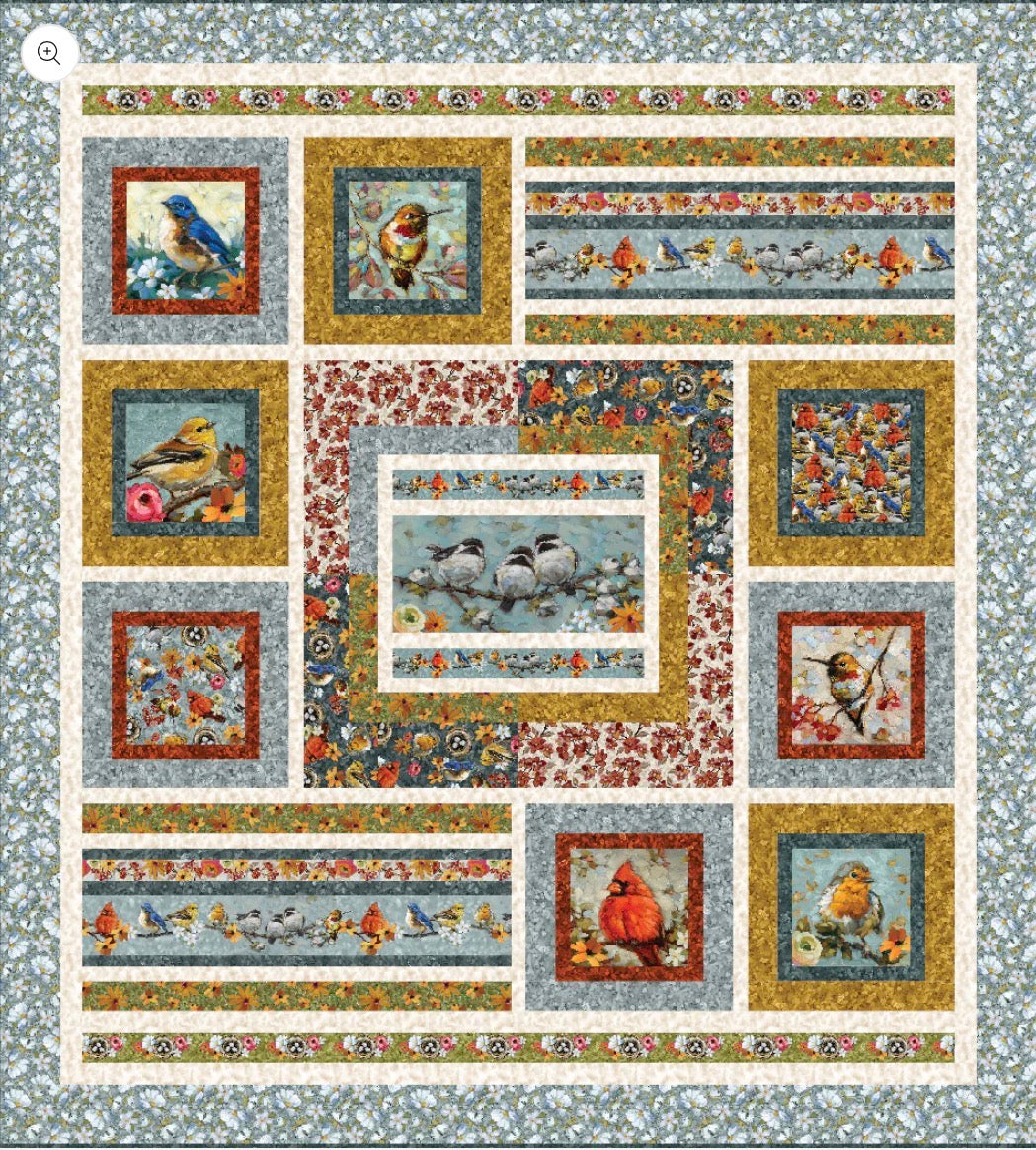 The Forest Sings Quilt Kit 70” x 77”